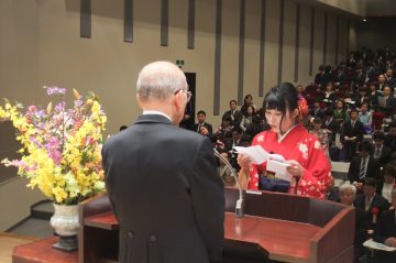 学部卒業式・大学院学位授与式を挙行しました