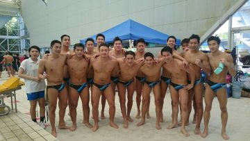 水球部男子「日本選手権最終予選」で優勝し日本選手権出場
