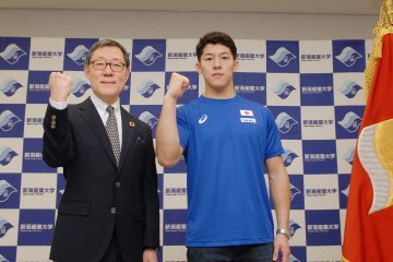 水球部の稲場悠介君が水球世界ジュニア選手権に出場します