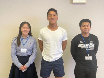 NSU学生広報チームのメンバーが稲場悠介さんにインタビューをしました