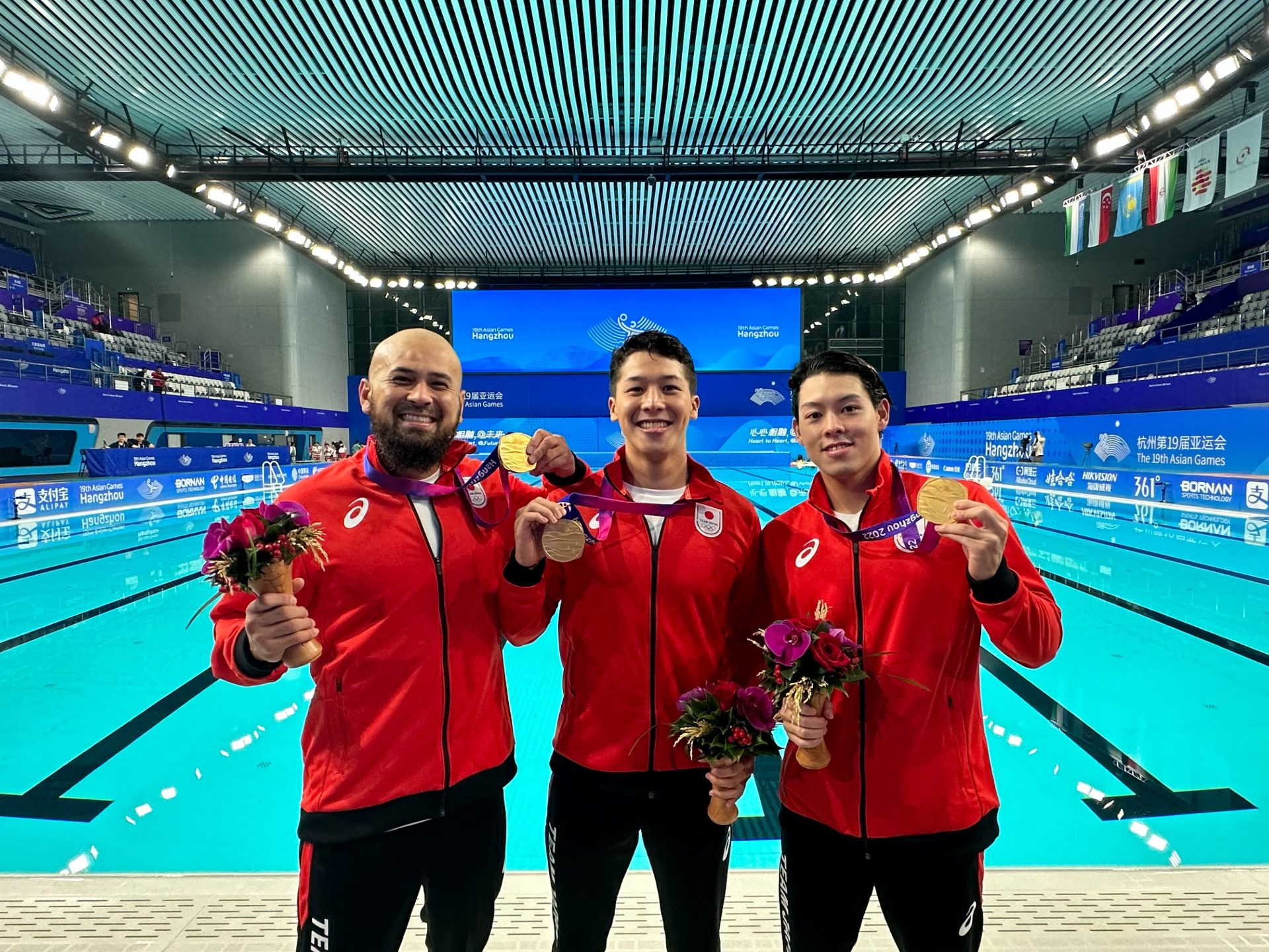 アジア競技大会男子水球金メダル獲得に貢献しました ｜ 新潟産業大学