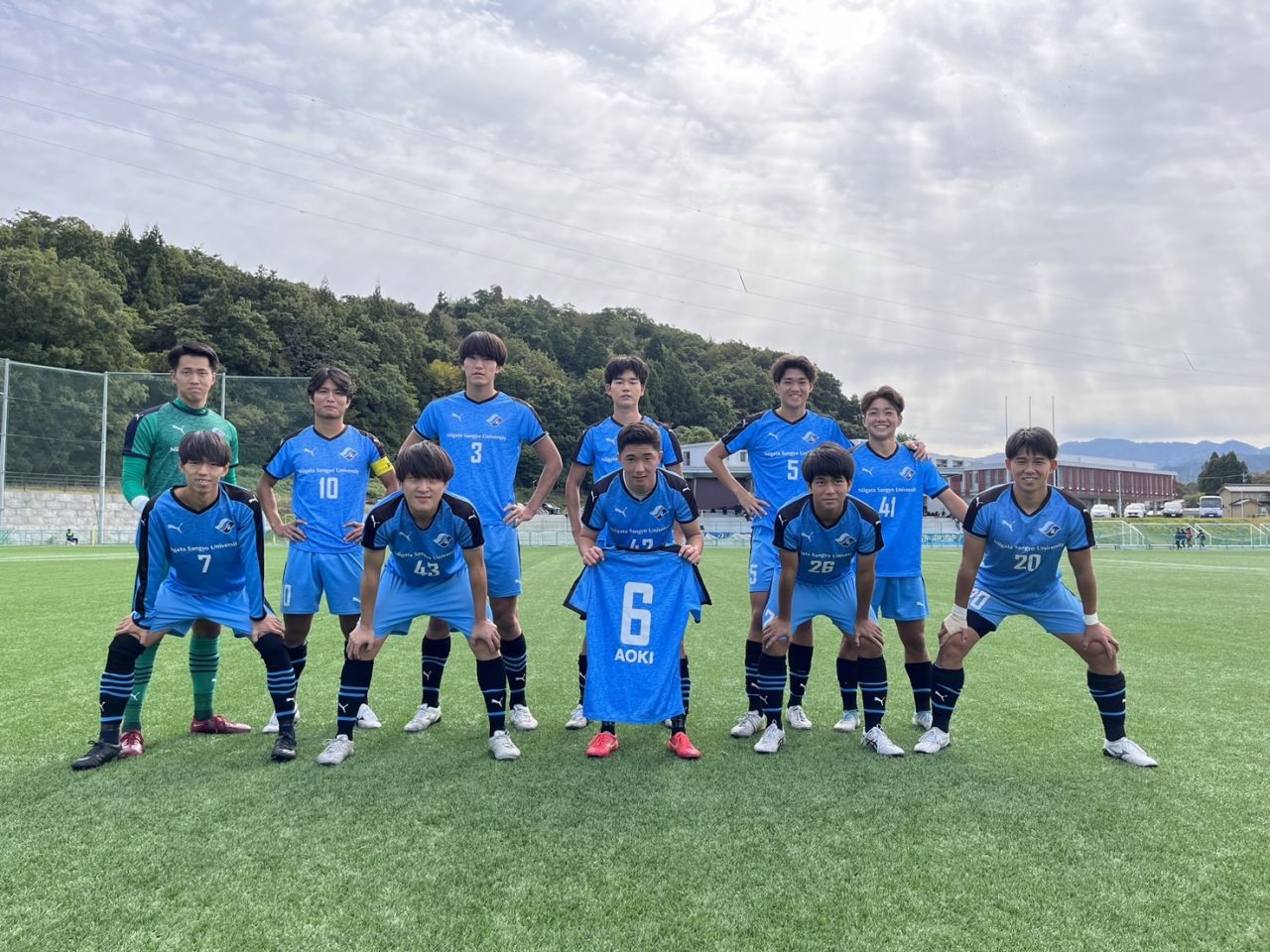 サッカー部の学生が北信越選抜メンバーに選出されました
